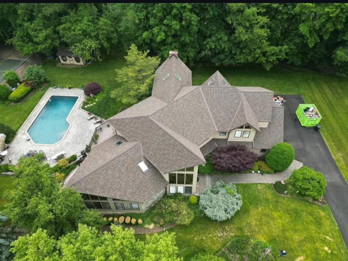 Residential Roofing and Landscaping Project